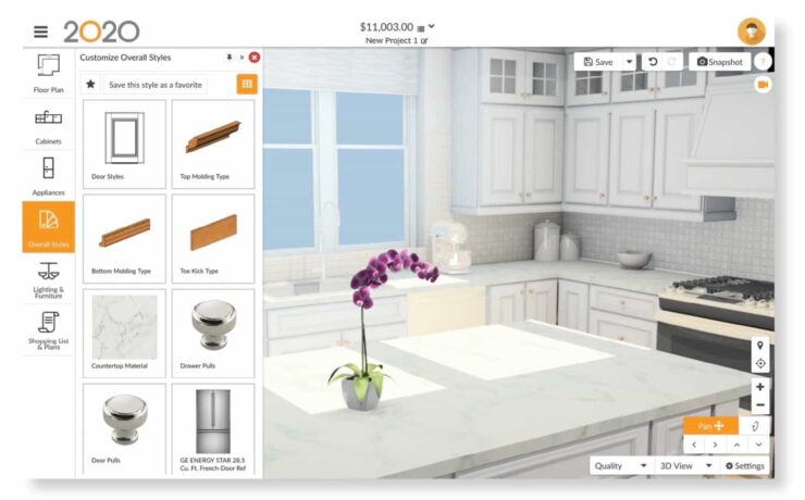Déjà client de la solution “2020 Design Live”, le détaillant canadien de cuisines spécialisé dans les meubles en kit a, pour son nouveau configurateur en ligne, choisi le programme “2020 Ideal Spaces”, développé par Compusoft + 2020.